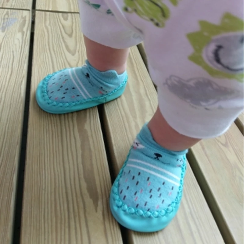 Cartoon Baby Socks With Rubber Soles Infant Sock Newborn Autumn Winter Children Floor Socks Shoes Non-slip Soft Toddler Footwear - Image 4