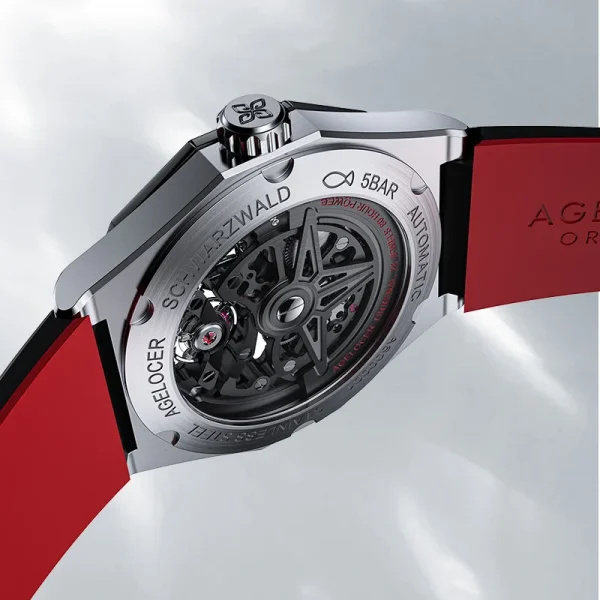 AGELOCER Original Schwarzwald Watch Men's Sports Hollow Luminous Automatic Mechanical Watch Birthday Gift for Men - Image 3