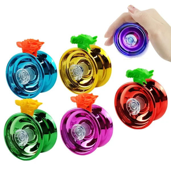 Children Beginners Professional Aluminum Metal Yoyo Ball, Competitive Yoyoball, Adult Kids Yoyoyoball with Accessories - Image 5