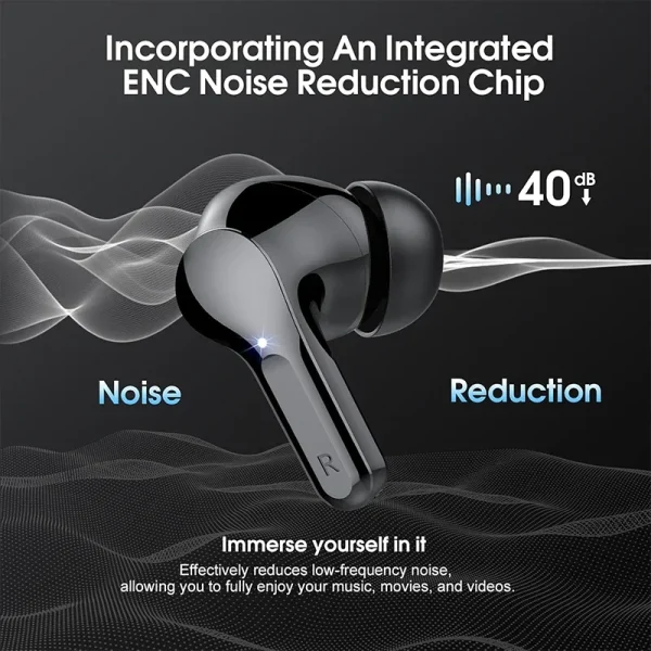 New Wireless Earbuds HiFi Stereo Headphones BT5.3 with ENC Noise Cancelling 48H LED Display Ear Buds IP7 Waterproof Earphones - Image 5