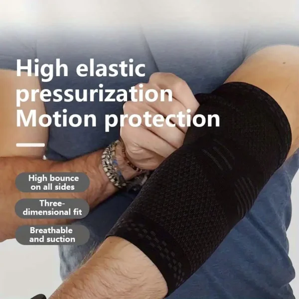 ARITAUM Elbow Compression Brace for tendonitis Relief, Tennis & Golf Support Sleeve for Arthritis, Bursitis, Weightlifting - Image 5
