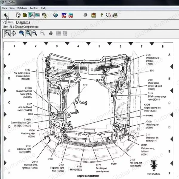 2024 Hot sale alldata 10.53 software auto repair software All data car software with Wiring diagram - Image 3
