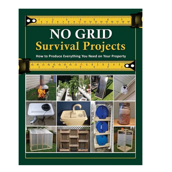 NO GRID Survival Projects How To Produce Everything You Need On Your Property Paperback Book In English - Image 2
