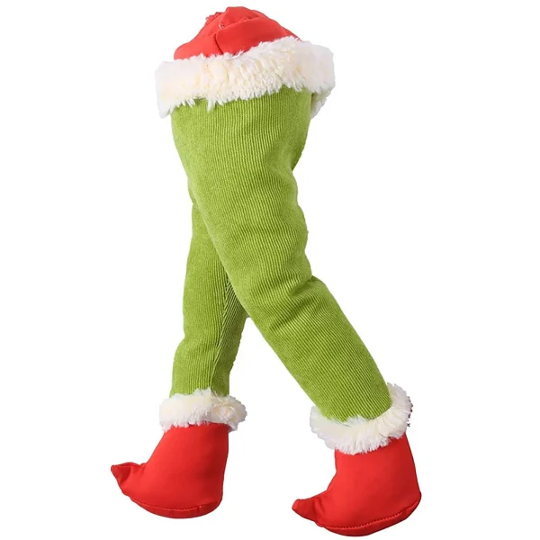 Christmas Elf Legs Christmas Tree Decoration Plush Door Decor Hanging Pendant Elf Leg Christmas Decor For Home Hanging Ornaments - Image 4