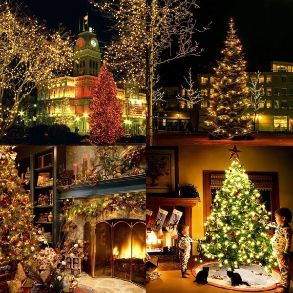 10M 100Leds Xmas Outdoor christmas lights led string lights Luces Decoracion fairy light holiday lights lighting tree garland - Image 4