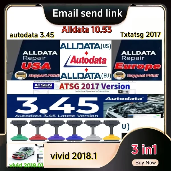 2025 HOT Sale Alldata Repair Software 10.53 All Data Automotive Tech Latest Offline Software ATSG 2017 & Autodata 3.45 Send Link