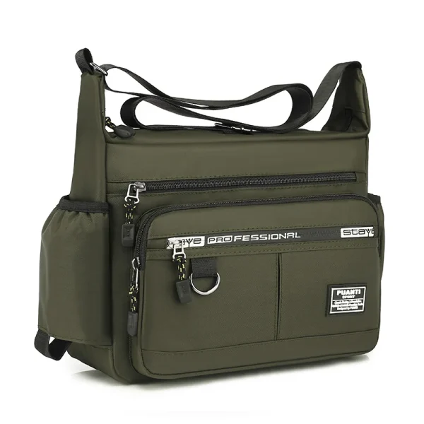 Men's Shoulder Bag Large Capacity Leisure Bag Lightweight Business Oxford Simple Crossbody Bag - Image 5