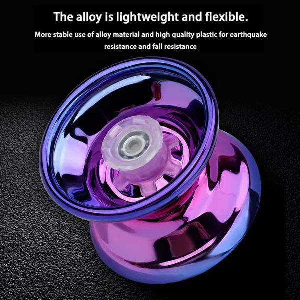 Children Beginners Professional Aluminum Metal Yoyo Ball, Competitive Yoyoball, Adult Kids Yoyoyoball with Accessories - Image 2