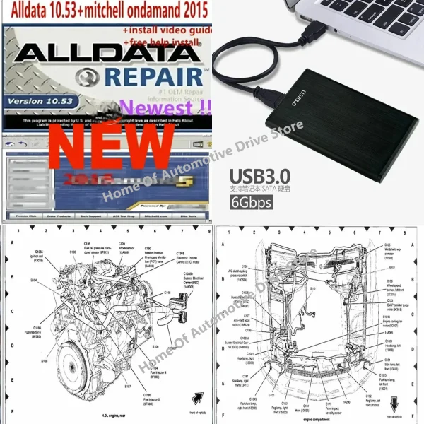 2025 HOT Sale Alldata Repair Software 10.53 All Data Automotive Tech Latest Offline Software ATSG 2017 & Autodata 3.45 Send Link - Image 5