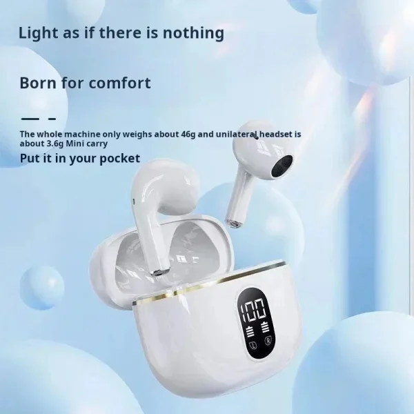 SONY Wireless Earphones 40dB Noise Cancelling Bluetooth 5.3 LED Display HD Call TWS Earbuds with Transparency Mode - Image 6