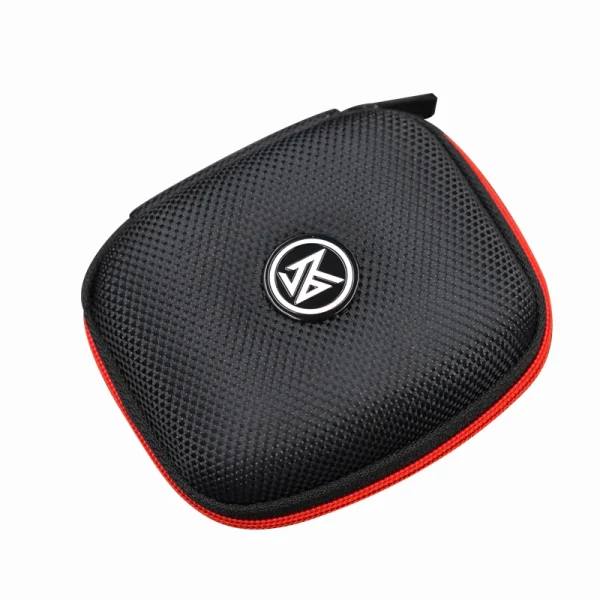 KZ Original Earphone Bags PU Zipper Storage Box Portable Hold Storage Box Case Black Suitable Earphone Accessories Earbuds Card