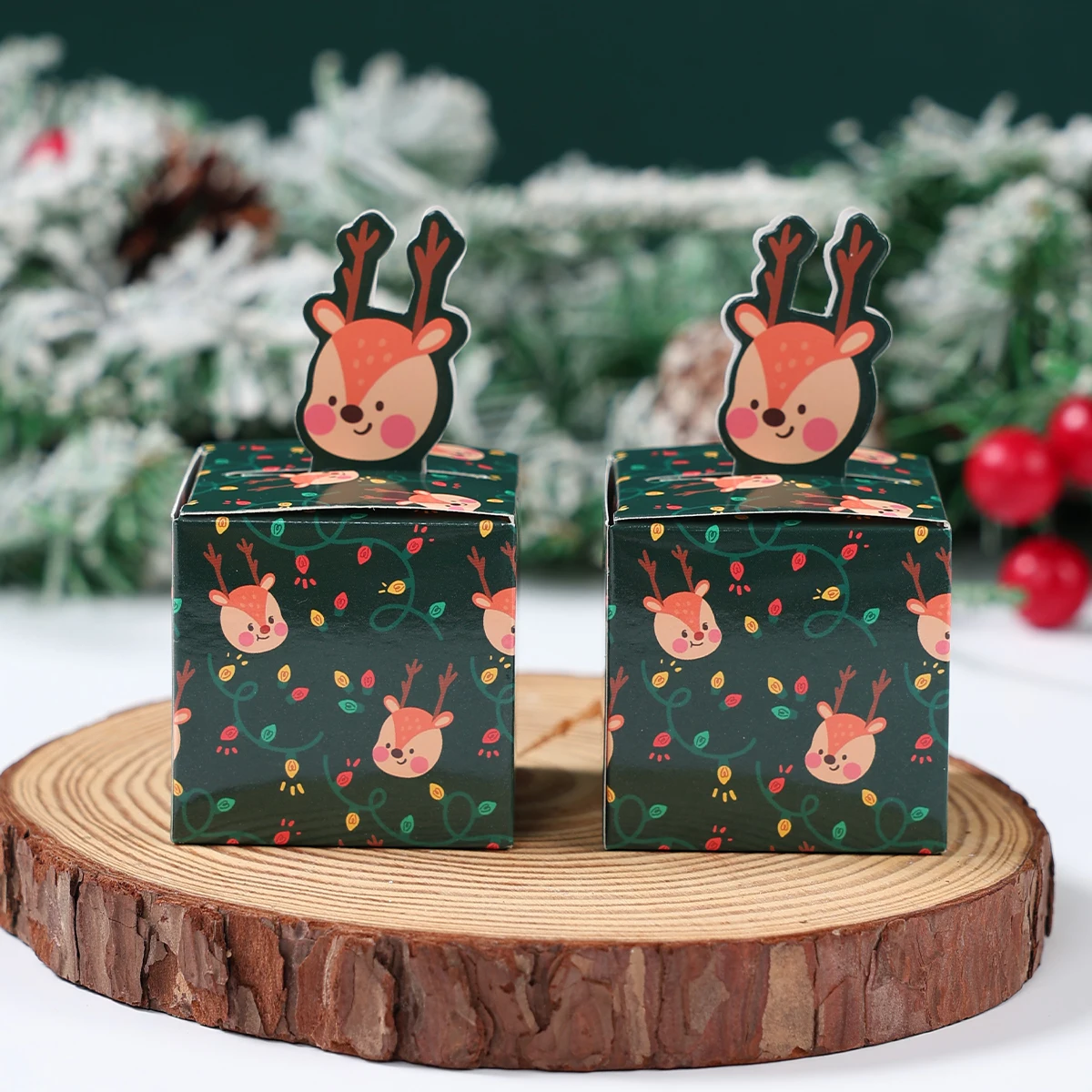 24pcs Christmas Candy Boxes Merry Christmas Decoration for Home 2025 Cristmas Xmas Ornament Navidad Natal New Year Gift 2026 - Image 5