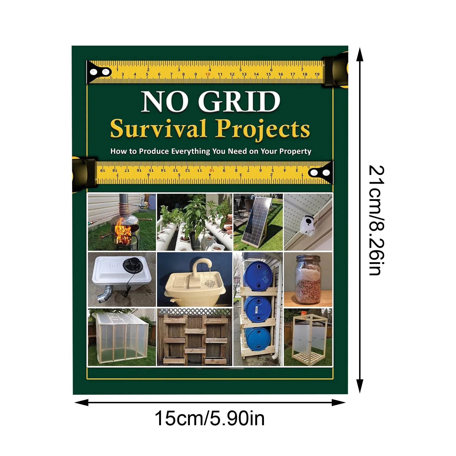 NO GRID Survival Projects How To Produce Everything You Need On Your Property Paperback Book In English - Image 5