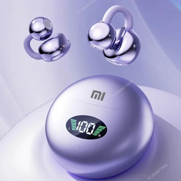 Xiaomi Wireless Bluetooth Q71 Clip-on Earphones High Sound Quality Earbuds Led Display Headphones Music Sports Headset - Image 5