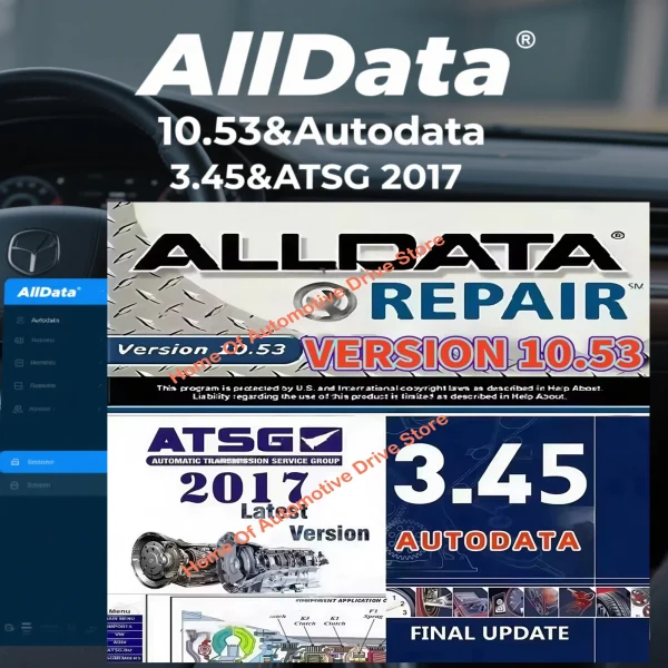 2025 HOT Sale Alldata Repair Software 10.53 All Data Automotive Tech Latest Offline Software ATSG 2017 & Autodata 3.45 Send Link - Image 3