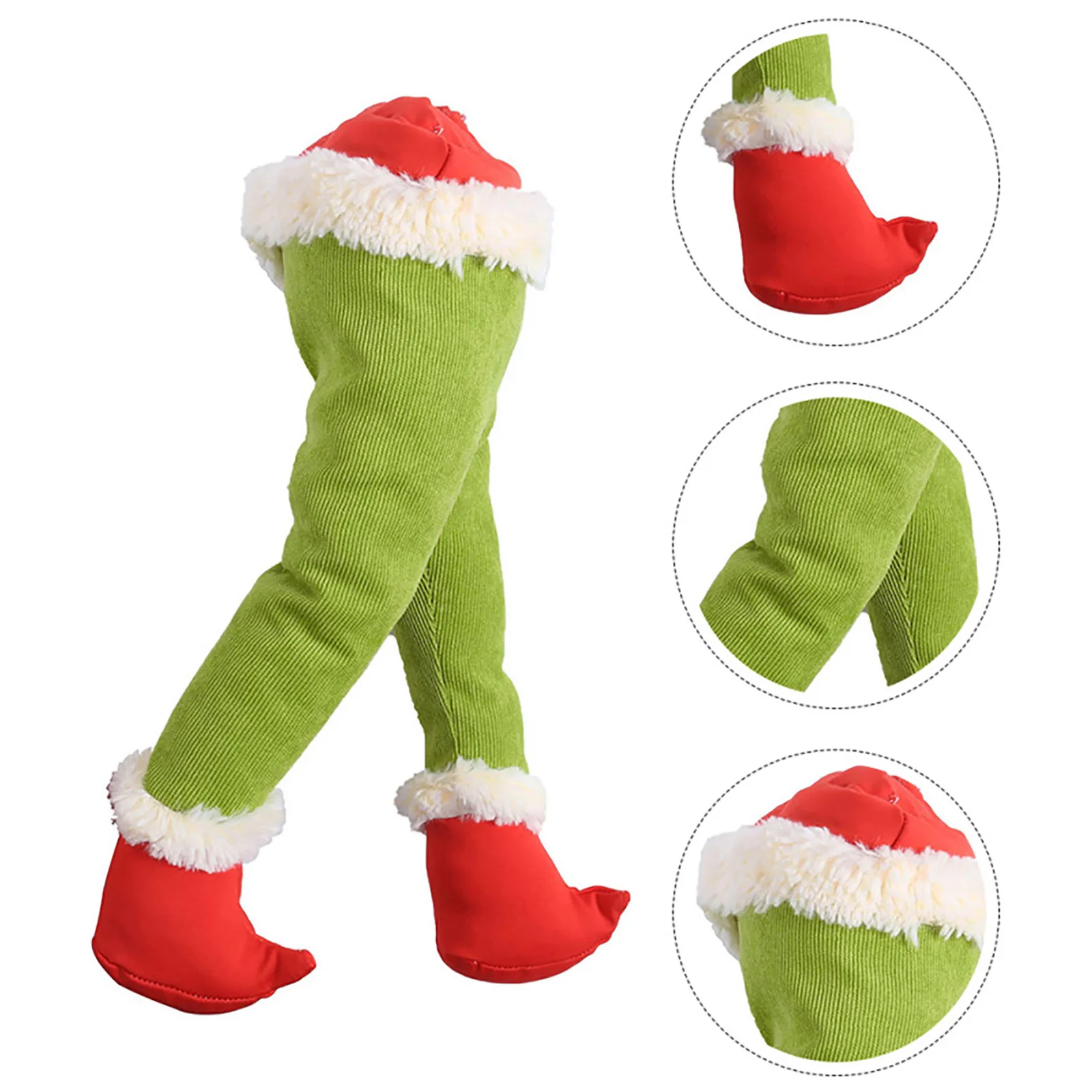 Christmas Elf Legs Christmas Tree Decoration Plush Door Decor Hanging Pendant Elf Leg Christmas Decor For Home Hanging Ornaments - Image 6