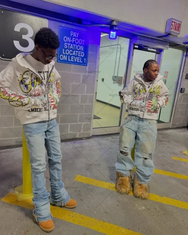 New Hip-hop Trendy Y2K Streetwear American Retro Letter Print Oversized Sweatshirt Men Harajuku Colorful Casual Hoodie Women - Image 3