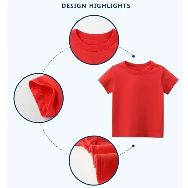 Kawaii Bedtime Cheer T-shirt Child Girls Clothing Toddler Baby Kids Clothes Summer Short Sleeve Boy Cartoon Tee Cares Bears Tops - Image 2
