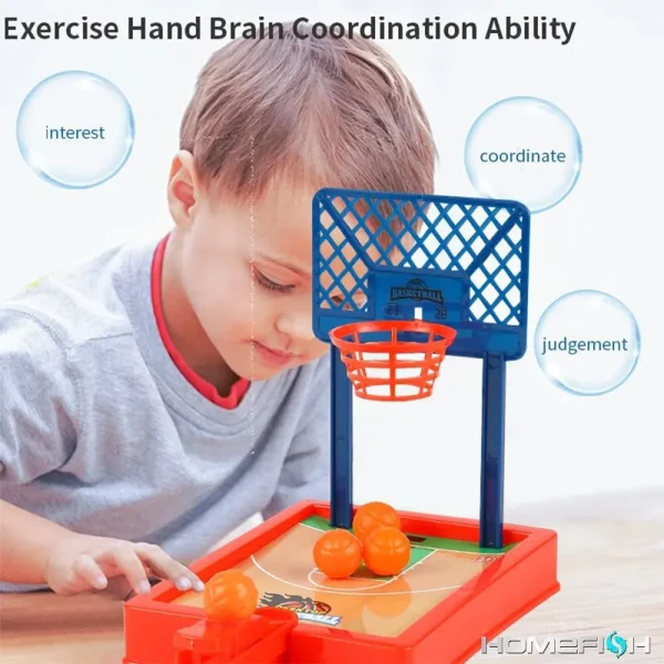 Basketball Game.Mini Desktop Tabletop Portable Travel Or Office Game Set for Indoor Or Outdoor. Fun Sports Novelty Toy Or Gift - Image 3