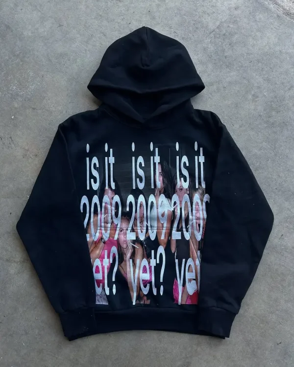Retro Art Ultra-large Letter Printing Summer Street Round Neck of Hoodie Coats Men's Loose Leisure Sports Warm Couple Sweater