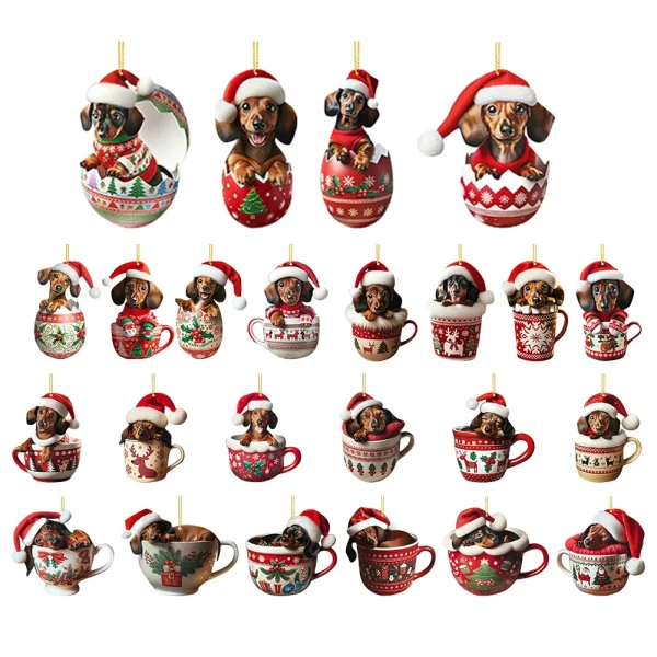 2024 Advent Calendar Dachshunds Christmas Vacation Advent Calendar Cute Christmas Countdown Calendar Christmas Kids Gifts - Image 2