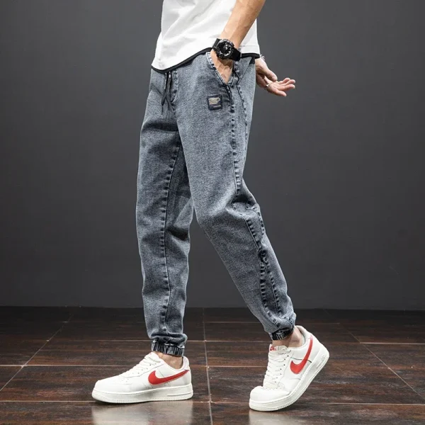 Spring Summer Black Blue Cargo Jeans Men Streetwear Denim Jogger Pants Men Baggy Harem Jean Trousers Plus Size 6XL 7XL 8XL - Image 6