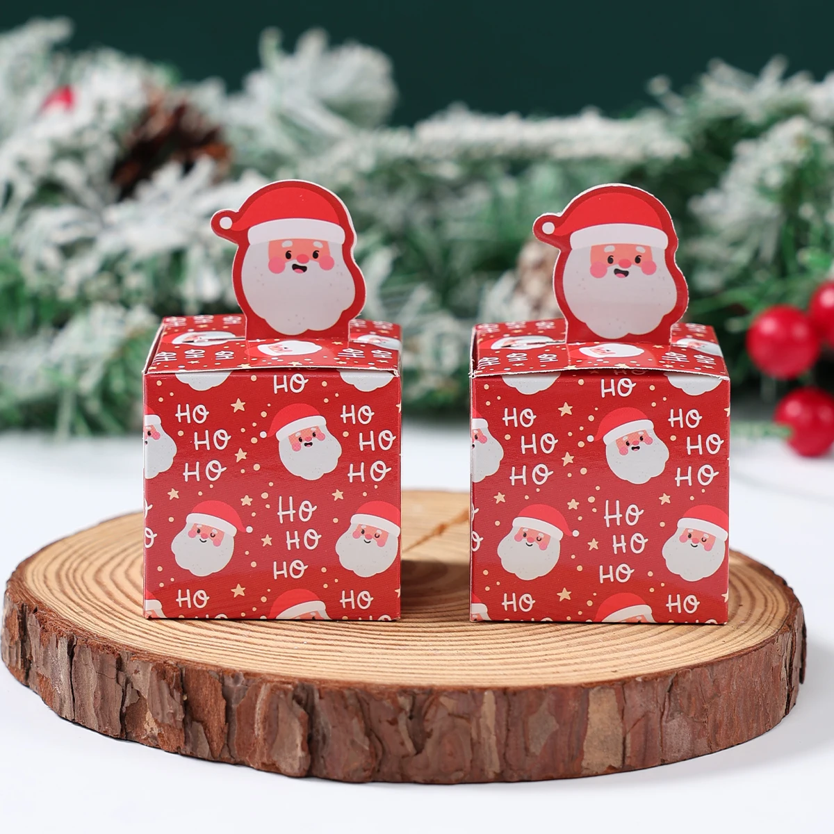 24pcs Christmas Candy Boxes Merry Christmas Decoration for Home 2025 Cristmas Xmas Ornament Navidad Natal New Year Gift 2026