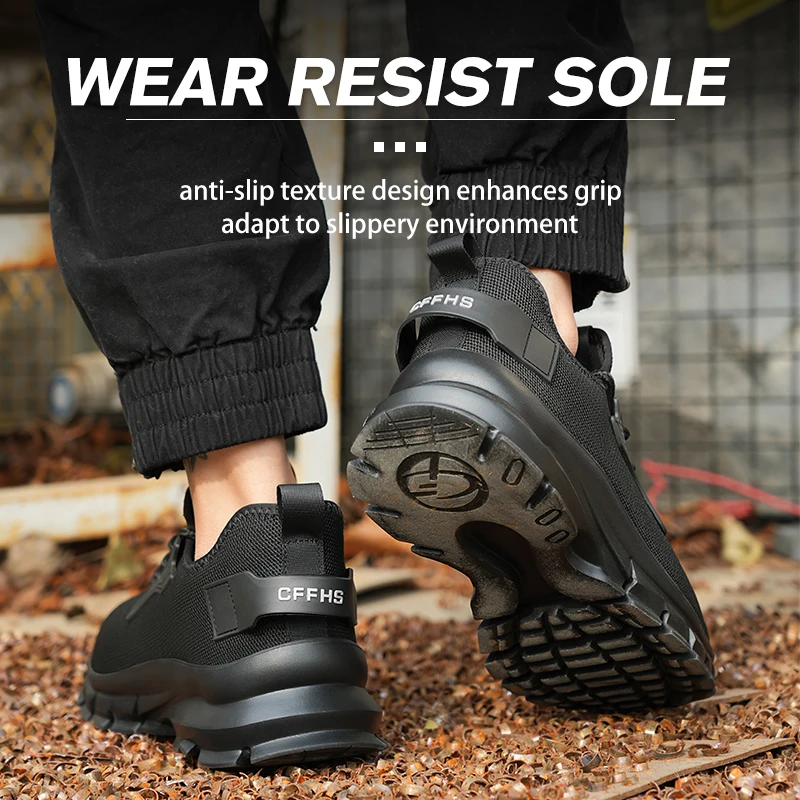 Soft-soled, comfortable, anti-smash, anti-puncture and breathable safety shoes - Image 5
