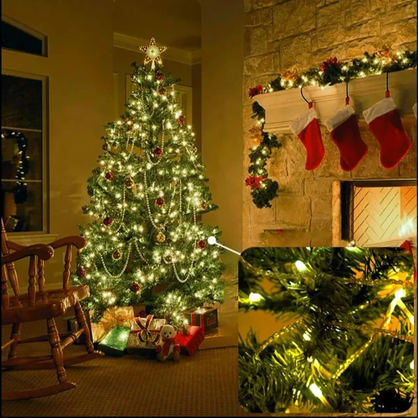 10M 100Leds Xmas Outdoor christmas lights led string lights Luces Decoracion fairy light holiday lights lighting tree garland - Image 5