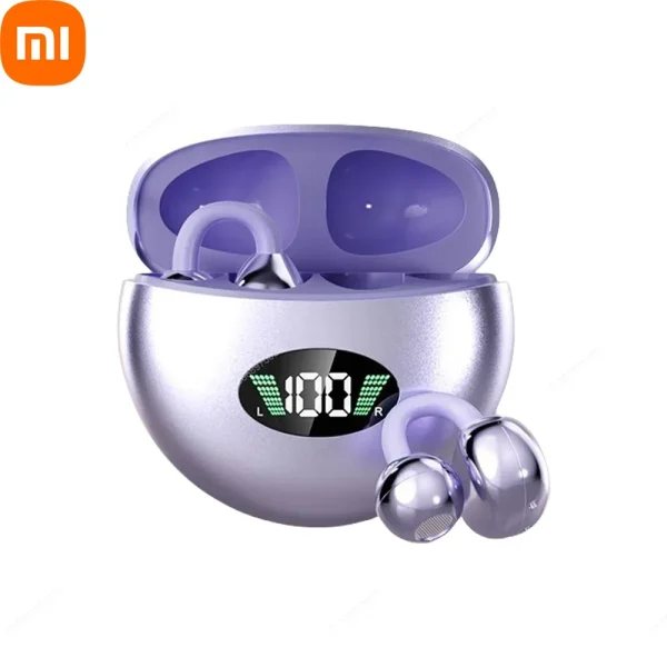 Xiaomi Wireless Bluetooth Q71 Clip-on Earphones High Sound Quality Earbuds Led Display Headphones Music Sports Headset