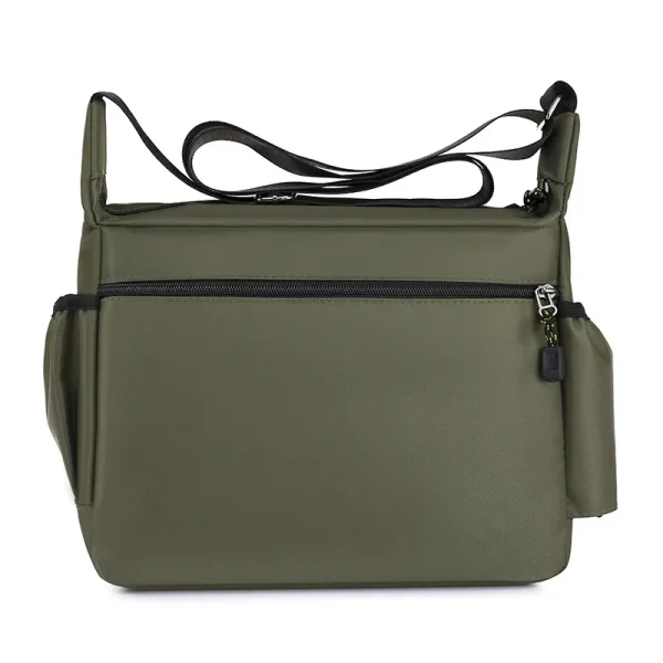 Men's Shoulder Bag Large Capacity Leisure Bag Lightweight Business Oxford Simple Crossbody Bag - Image 2
