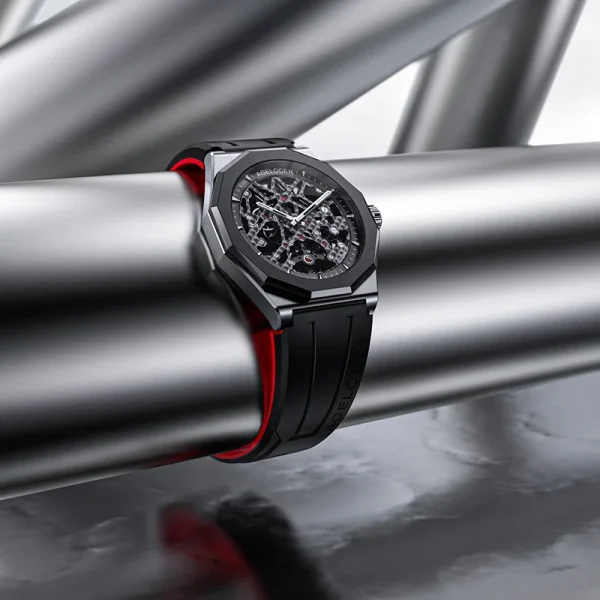 AGELOCER Original Schwarzwald Watch Men's Sports Hollow Luminous Automatic Mechanical Watch Birthday Gift for Men - Image 5