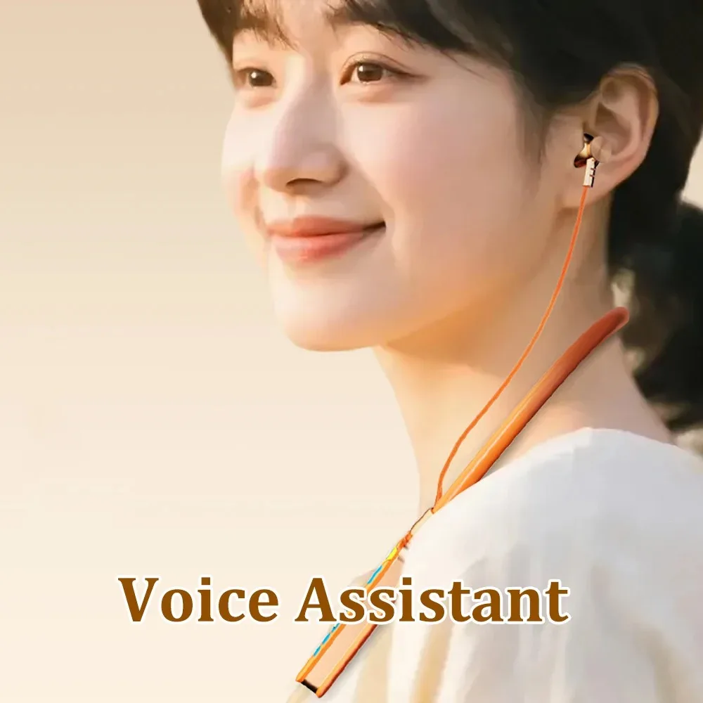 Wireless Neckband Bluetooth Earphones HiFi Music Sports Gaming Headset Magnetic Earbuds Hanging Neck Headphone Support TF Play - Image 5
