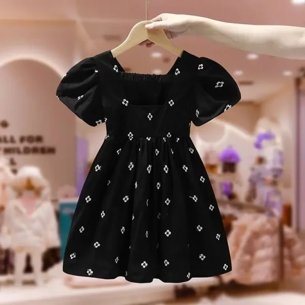 Children Summer Dresses Sleeveless Polka Dot Dress Clothes Big Girls Fashion Party Vestido Princess - Image 2
