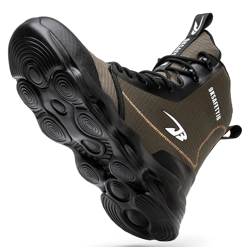 Fashionable breathable anti-smash and anti-puncture safety shoes - Image 6