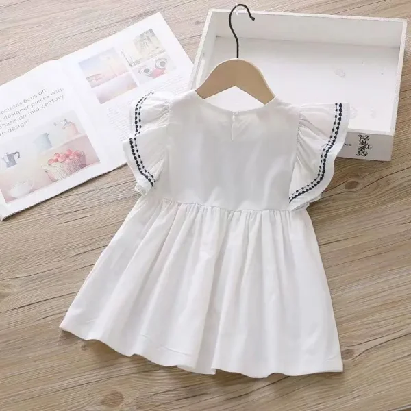 2023 New Summer Baby Kids Mesh LacePrincess Dress Vestidos For Girl Party Dress Baby Net Yarn Clothes KidsOutfits 2-9T - Image 2