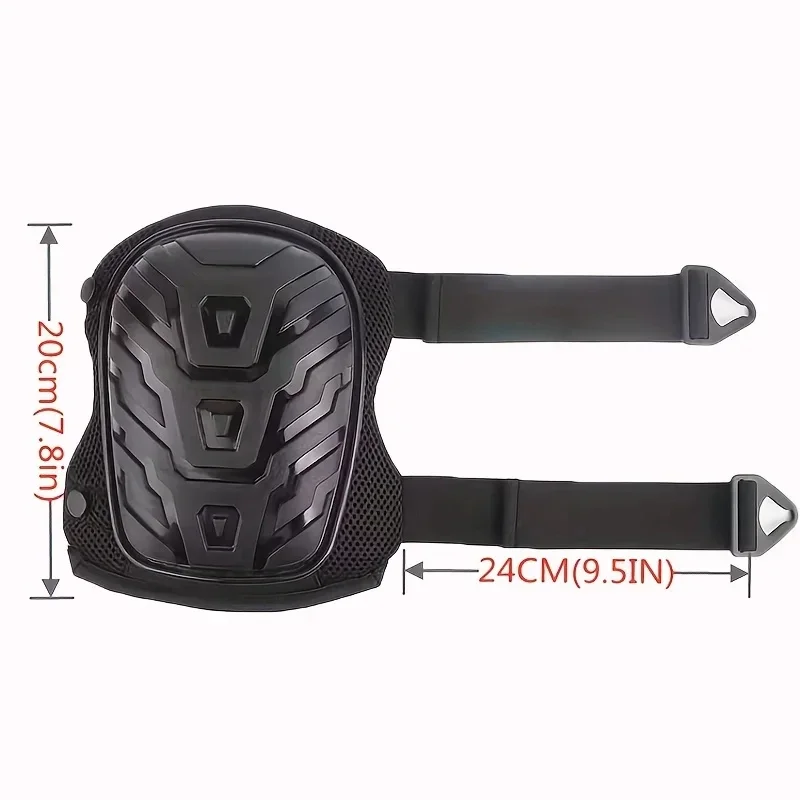 Professional Knee Pads for Work; Gardening & Construction Double Straps and Adjustable Clips;Industrial Heavy Duty Tactical - Image 5