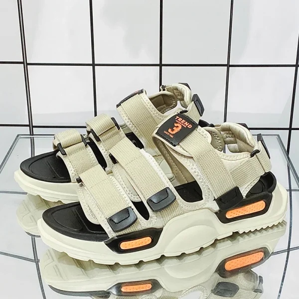 Summer Men's Sport Sandals Big Size 45 Slip on Casual Shoes for Men Outdoor Fashion Holiday Thick Sole Beach Sandals - Image 5