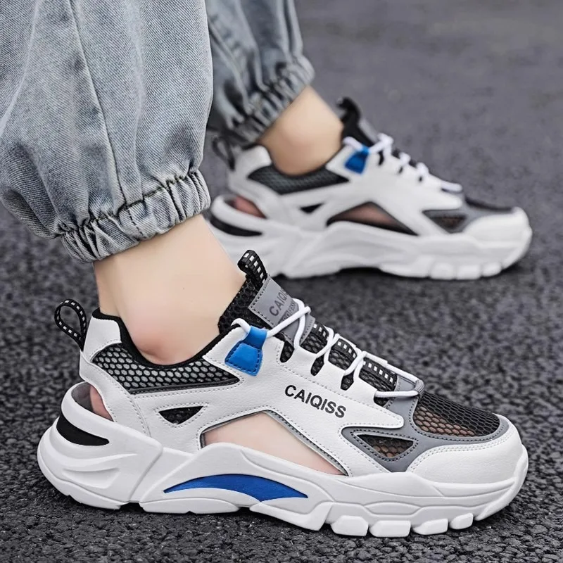 Mens Summer Sandals Breathable Sports Beach Shoes Outdoor Casual Slides for Teenagers TrendyLightweight Footwear New Design - Image 2