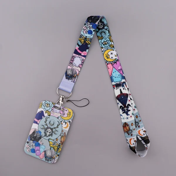 Halloween Anime Witch Neck Strap Lanyard For Key Keychain Badge Holder Movie Character ID Credit CardHang Rope Accessories Gifts - Image 3