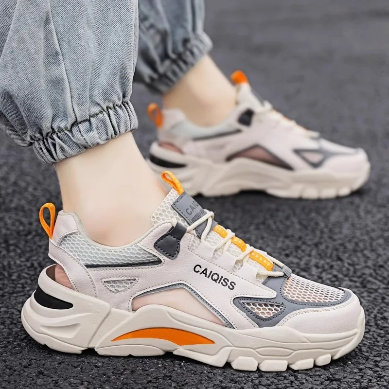 Mens Summer Sandals Breathable Sports Beach Shoes Outdoor Casual Slides for Teenagers TrendyLightweight Footwear New Design - Image 3
