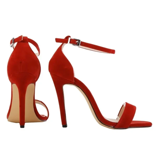 Women Sandals Stilettos 2025 Summer Classic Open Toe Ankle Strap Heel Elegant Wedding Party Dress High Heels Shoes Sexy Pumps - Image 4