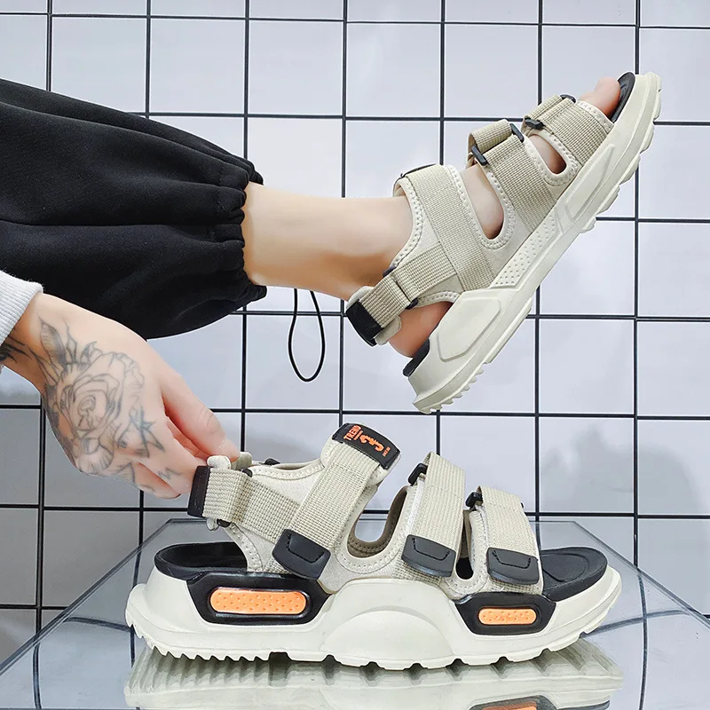 Summer Men's Sport Sandals Big Size 45 Slip on Casual Shoes for Men Outdoor Fashion Holiday Thick Sole Beach Sandals - Image 2
