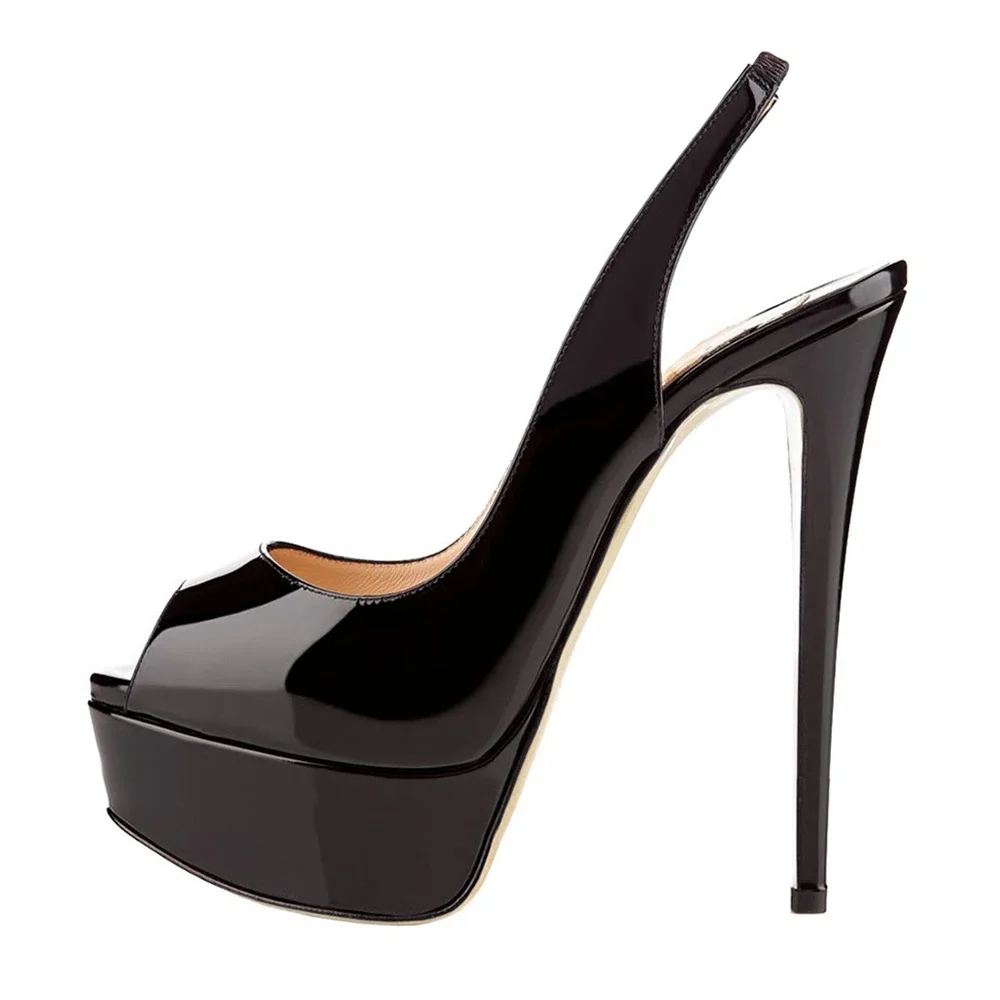 Women Sexy Pumps Stilettos 14CM Platform Super High Heels Open Toe Sandals Gladiator Party Dress Wedding Shoes Large Size 43 - Image 3