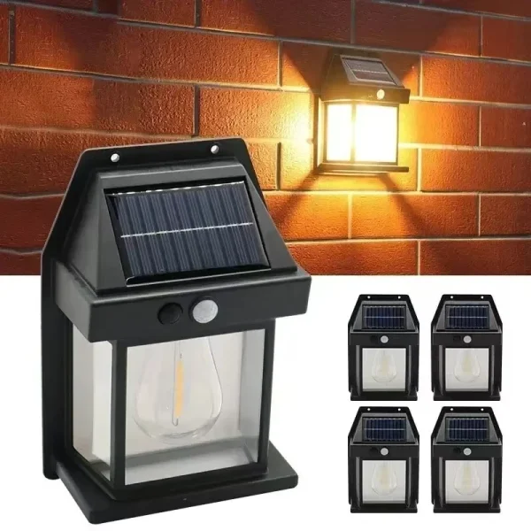 Powerful Outdoor Solar LED Street Light Waterproof Solar Lamp Garden Yard Pathway Wall Decoration External Lighting Fixture - Image 2