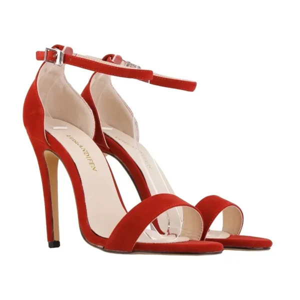 Women Sandals Stilettos 2025 Summer Classic Open Toe Ankle Strap Heel Elegant Wedding Party Dress High Heels Shoes Sexy Pumps - Image 2